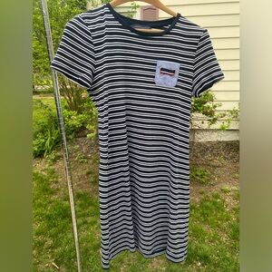 Tommy Hillfigre Striped T-Shirt Dress